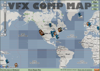vfx comp map